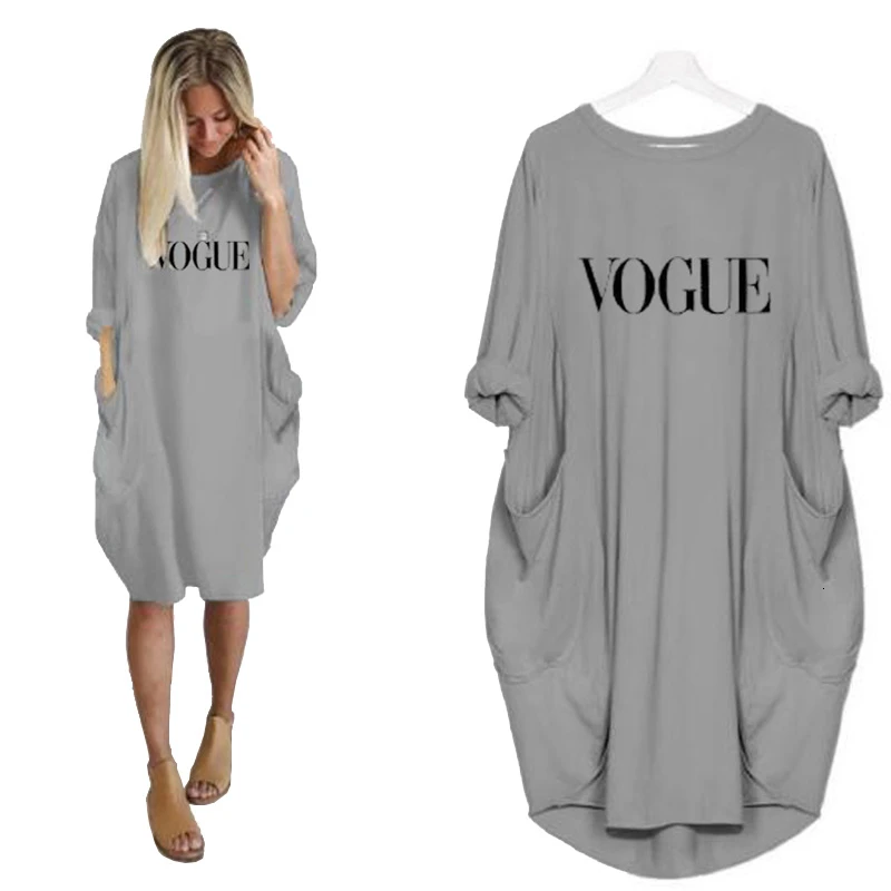 Платья для беременных с буквенным принтом модное платье круглым вырезом женщин