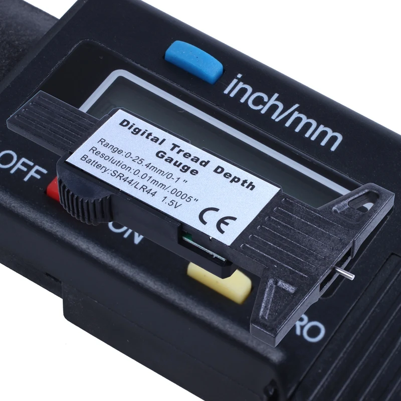 Digital depth gauge caliper tread depth gauge LCD Tyre tread gauge