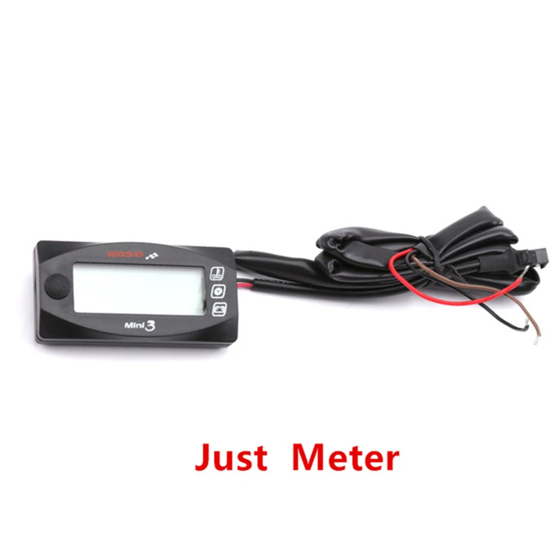 Just Meter Upgrad KOSO универсальный мотоцикл цифровой Wtaer температура вольтметр синхронизации Многофункциональный Mini3 мотоцикл термометр Вольтметр - Цвет: Just Meter