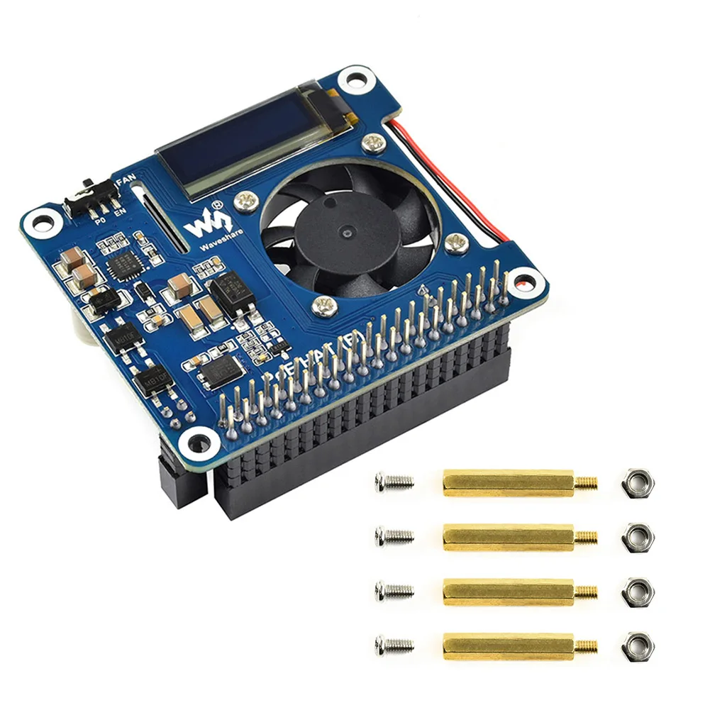 

Home Office Computer Replacement Parts Expansion Plate Electronic Components Heat Dissipation Module For Raspberry Pi 4B