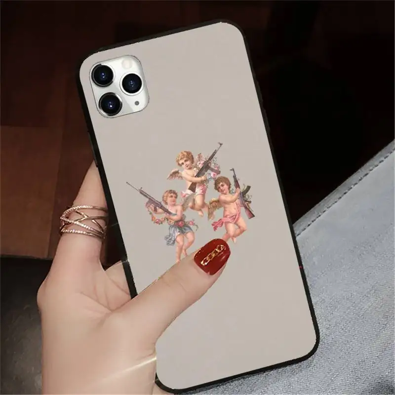 

Renaissance angels vintage Phone Case for iPhone 11 12 pro XS MAX 8 7 6 6S Plus X 5S SE 2020 XR