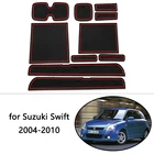 Для Suzuki Swift ZD11S ZC31S 2004  2010 резиновый противоскользящий коврик дверной паз подстаканник для телефона Подушка ворота подставка коврик автомобильные аксессуары