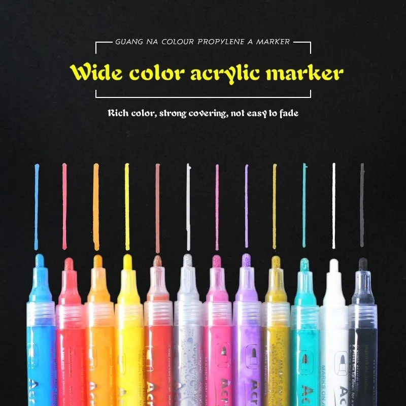 Акриловый маркер ручная роспись камень Эд керамический сделай сам фотоальбом