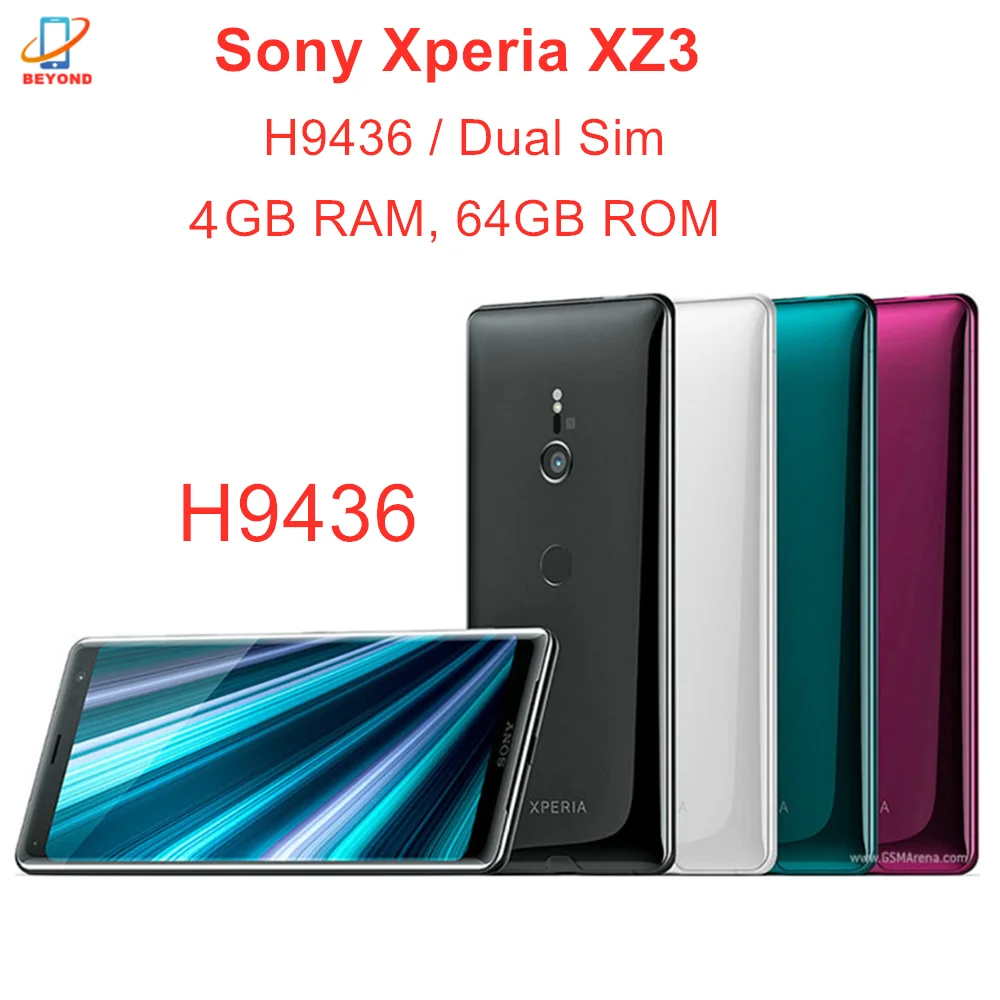 Sony Xperia XZ3 H9436 Dual Sim 4 ГБ ОЗУ 64 Гб ПЗУ мобильный телефон 4G LTE 6 0 &quotSnapdragon 845