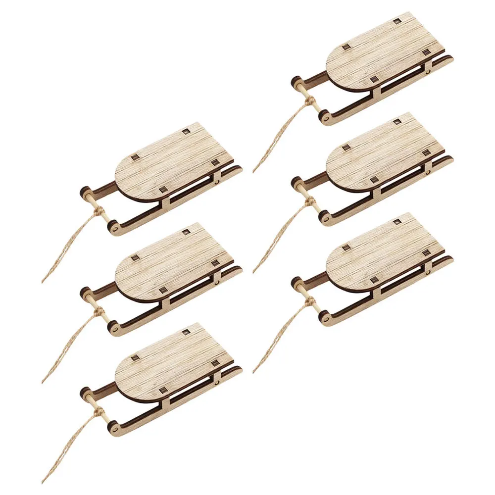 6 шт. деревянные сани|Санки и тюбы| |