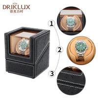 driklux shaking watch device automatic winding ostrich grain transducer watch storage box bag box open cover stop