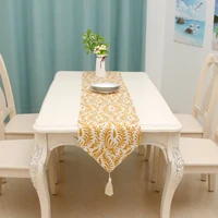 inyahome luxury table runner chemin de table runners for wedding party camino de mesa tafelloper geometric tablecloth bed