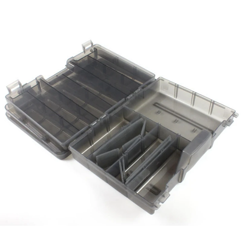 

Double Layer Fishing Tackle Box Lures Bait Storage Case Organizer Container Organizer Container Accessories