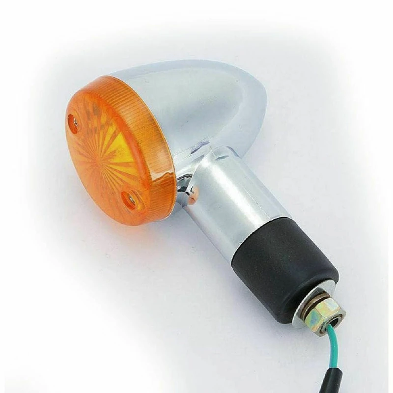 

4Pcs Motorcycle Retro Accessories 12V Turn Signal Indicator Flashing for Honda Kawasaki Suzuki Yamaha