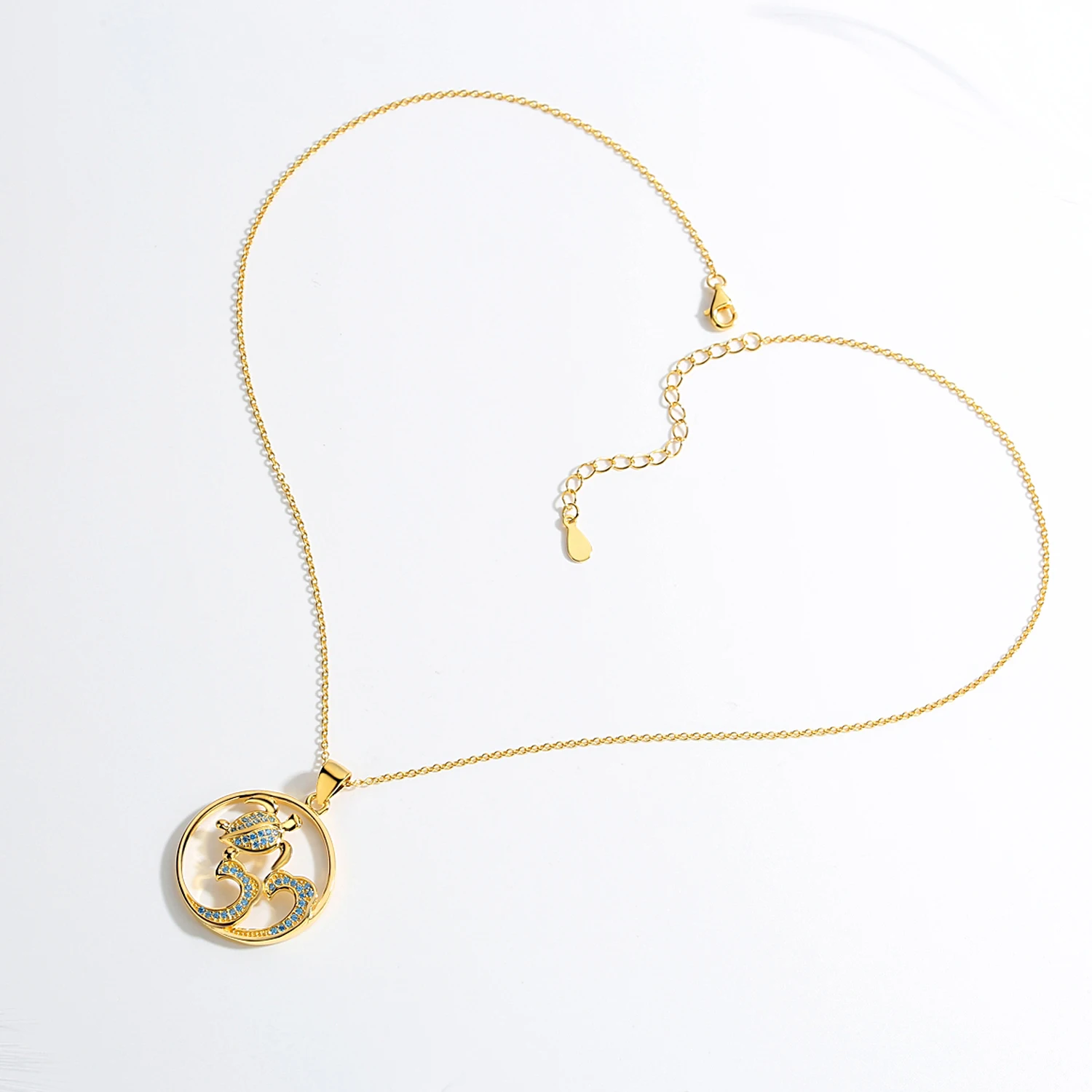 TONGZHE 2018 Fashion Long Necklaces Pendant Tortoise Luxury Round Blue CZ Chokers For Women Gift Factory Wholesale | Украшения и