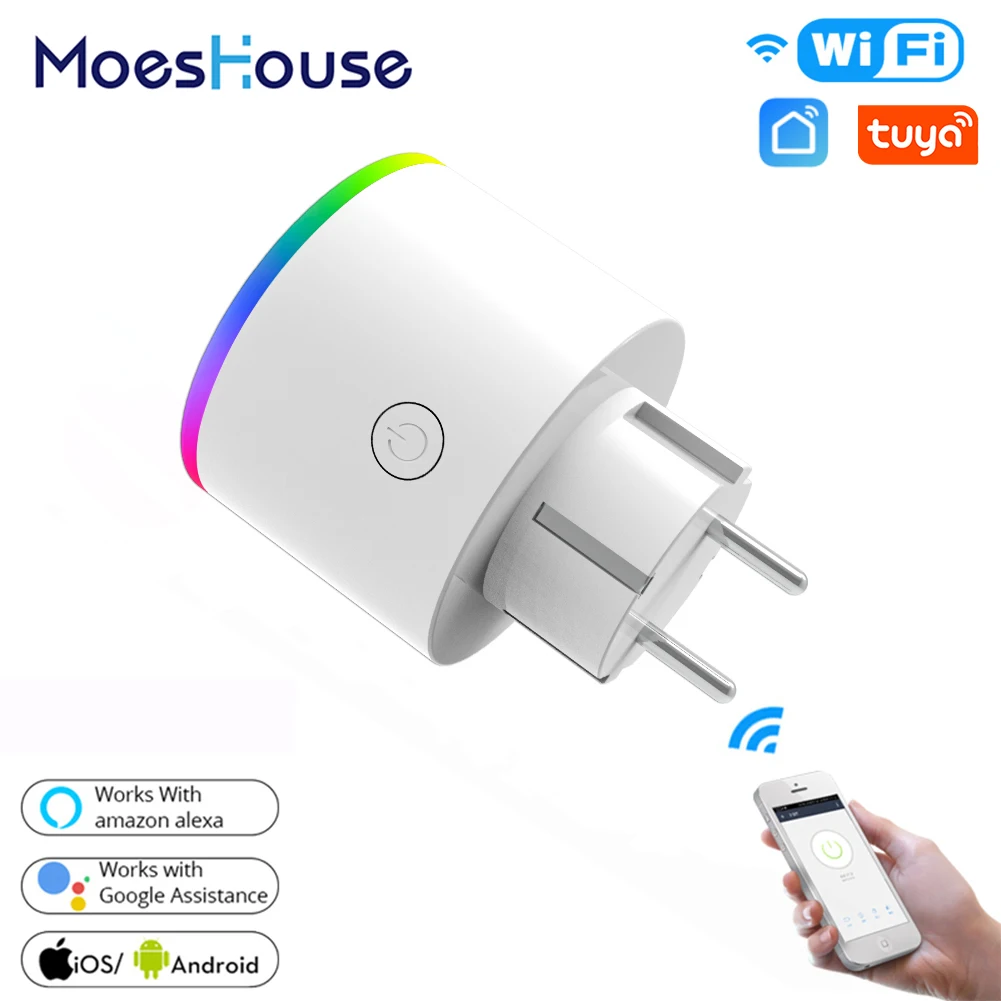 Умная розетка с Wi Fi Беспроводная дистанционным управлением через приложение Smart