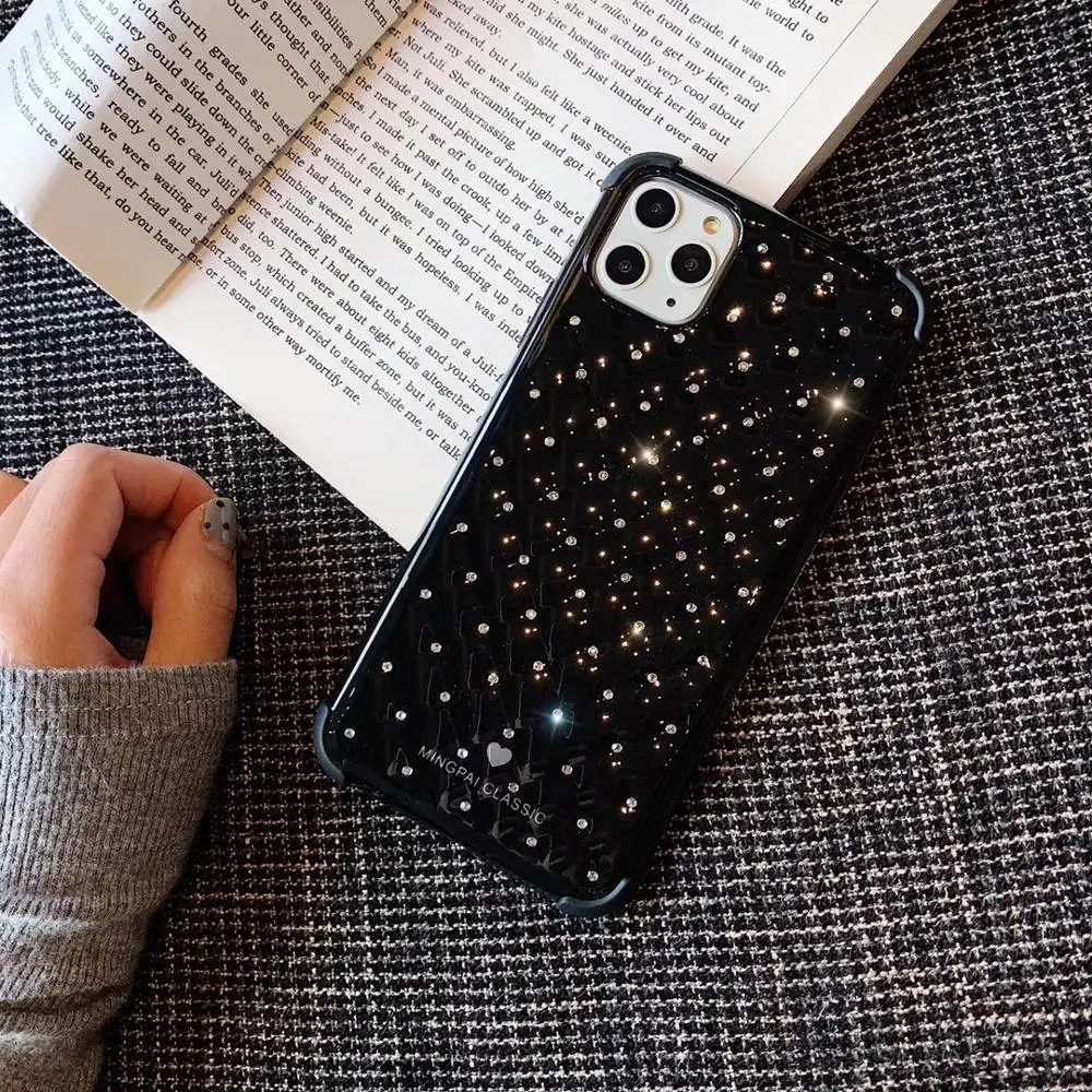Luxury Candy Color Diamond Phone Case for iPhone 11 11pro max 6s 7 8 plus x xs xr xsmax Shockproof Shell Cover Coque |