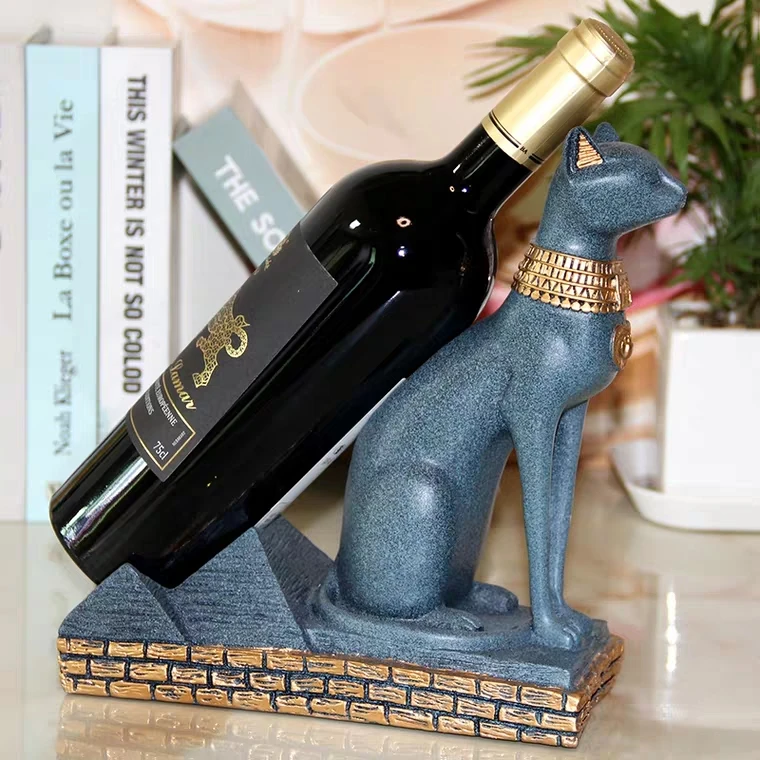 

Pretty dancer wine rack cabinet decoration ornament Red wine Rack Modern Home decor accessories New home gift