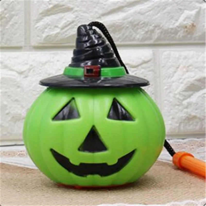Хэллоуин фонарь в форме тыквы голосовой активированный светящийся портативный