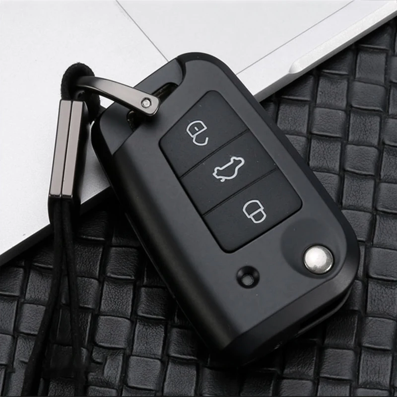 

Zinc alloy Car Key Case Cover For Volkswagen VW Polo Tiguan MK2 Golf 7 MK7 Skoda Octavia 3 A7 kodiaq For Seat Leon 5F MK3 Ibiza