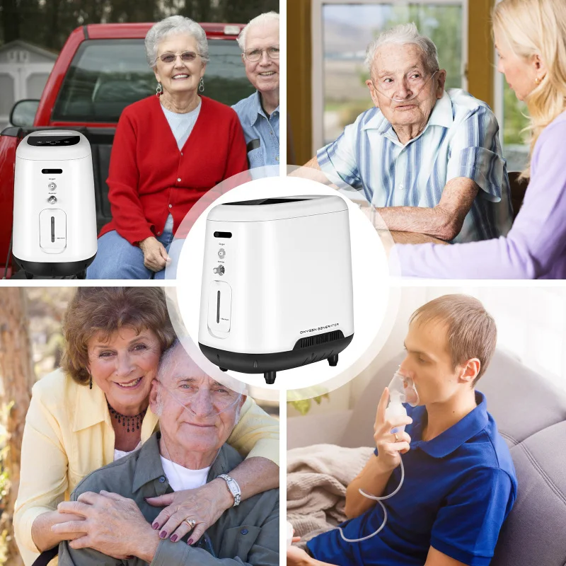 

AUPORO 3pcs/lot 1-7L/min Preferential Oxygene Concentrator Machine Portable Household Oxygen Machine for Home Car Air Purifier