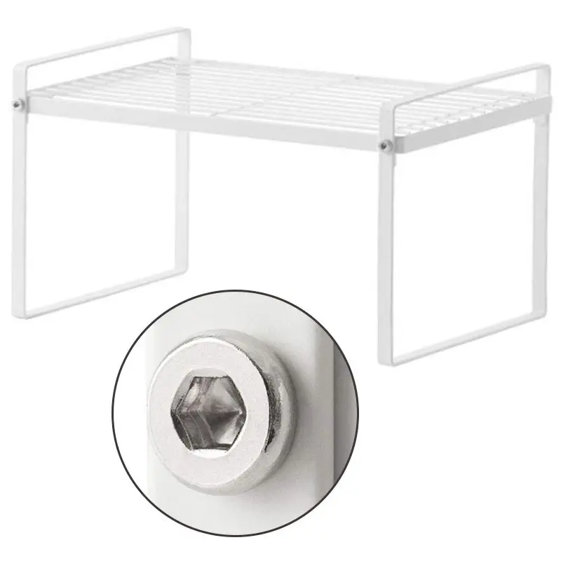 Kitchen Wrought Iron Layered Shelf Multi-Layer Storage Rack Pot Dish Seasoning | Дом и сад