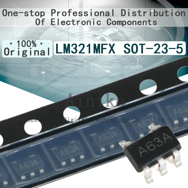 20/Pcs Brand new original stock LM321MX LM321 LM321MFX Code A63A SOT-23-5 Low power single-channel operational amplifier IC chip - купить по