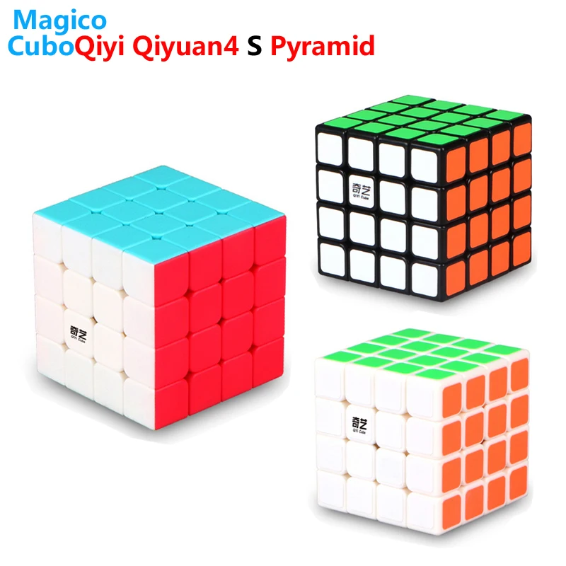 

QiYi QiYuan S2 4x4 Magic Speed Cube 4x4x4 Puzzle Speed Cubes 4 Layers Cubos Professional Puzzles Toys For Children Kids Boy Gift