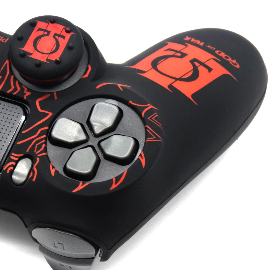 Силиконовый чехол для беспроводного контроллера PS4/Slim/Pro защитный и 2 крышки Sony Play