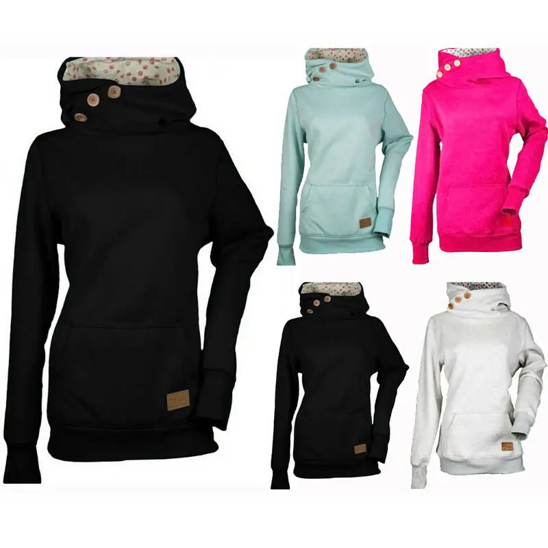 Женские толстовки с капюшоном элегантный пуловер и длинным рукавом Милый