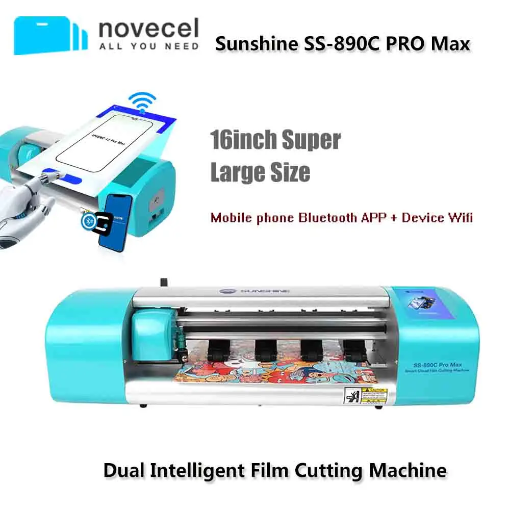 

SUNSHINE SS-890C Pro Max двойной интеллигентая (ый) 16 дюймов гибкий гидрогель пленки автоматическая машина для резки для телефонов Защитная пленка для...