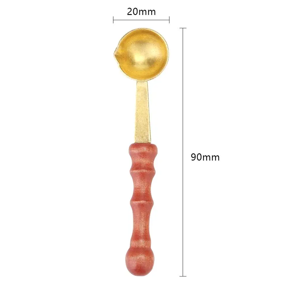 1Pc spoon Ретро уплотнительные восковые штампы для конверта поздравительные открытки уплотнительные штамп подарок «сделай сам» - Цвет: 1Pc spoon