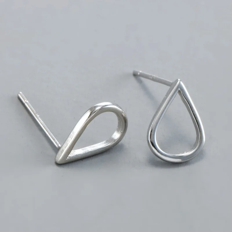 Женские свадебные серьги-гвоздики REETI элегантные из стерлингового серебра 925