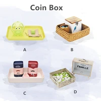 piggy bank montessori materials coin box for hand eye coordination exercises toddler early educational toys sorting and tossing