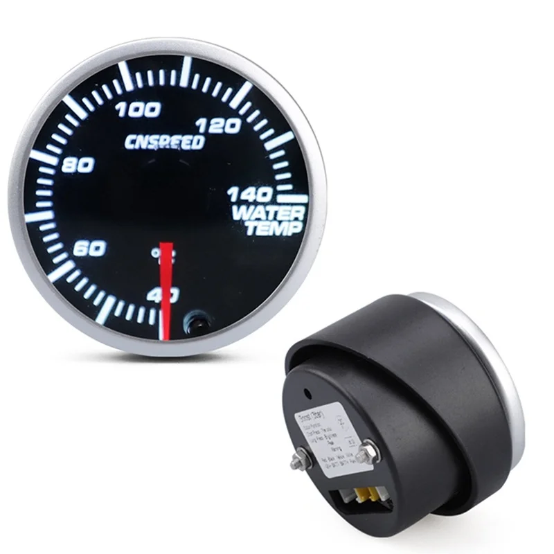 

Cnspeed - automobile water temperature gauge, oil temperature gauge 12V, 52mm, 2 inches