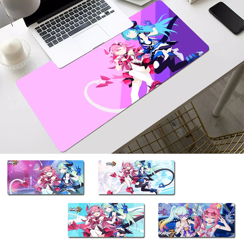 

Hot Selling Honkai Impact 3 Twins Mouse Pad Laptop PC Computer Mause Pad Desk Mat For Big Gaming Mouse Mat For Overwatch/CS GO