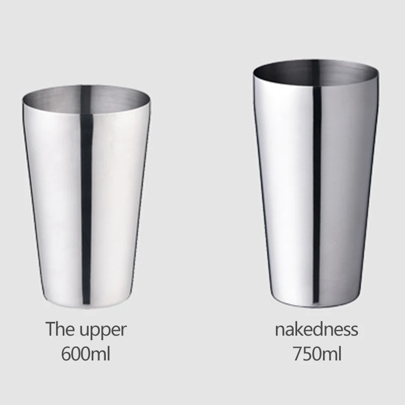 Коктейльный мартини Сталь шейкер Смеситель вино Бостонский для бармен пить