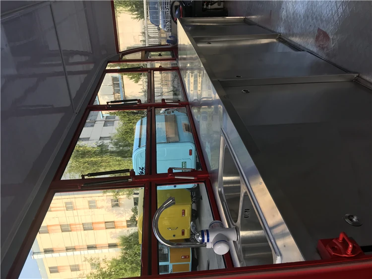 Винтаж электрические быстрые Еда грузовик 4 колеса мобильный закусочный кофе