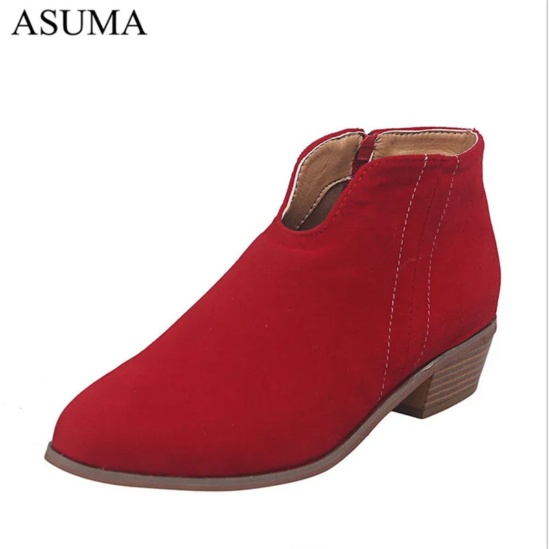 Женские ботильоны разноцветные замшевые ботинки на низком квадратном каблуке