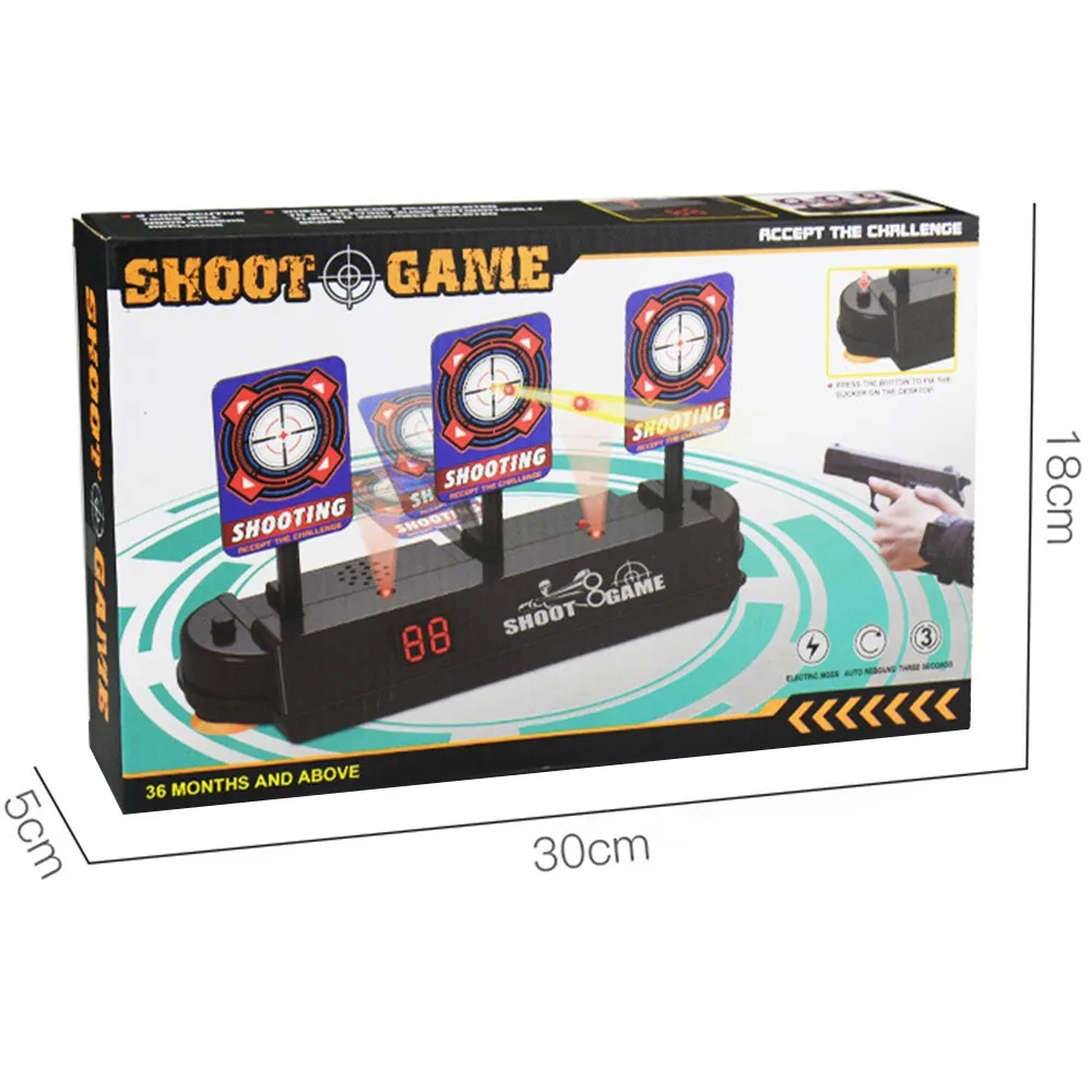 Мишень для стрельбы детская игрушка со светильник кой точный подсчет
