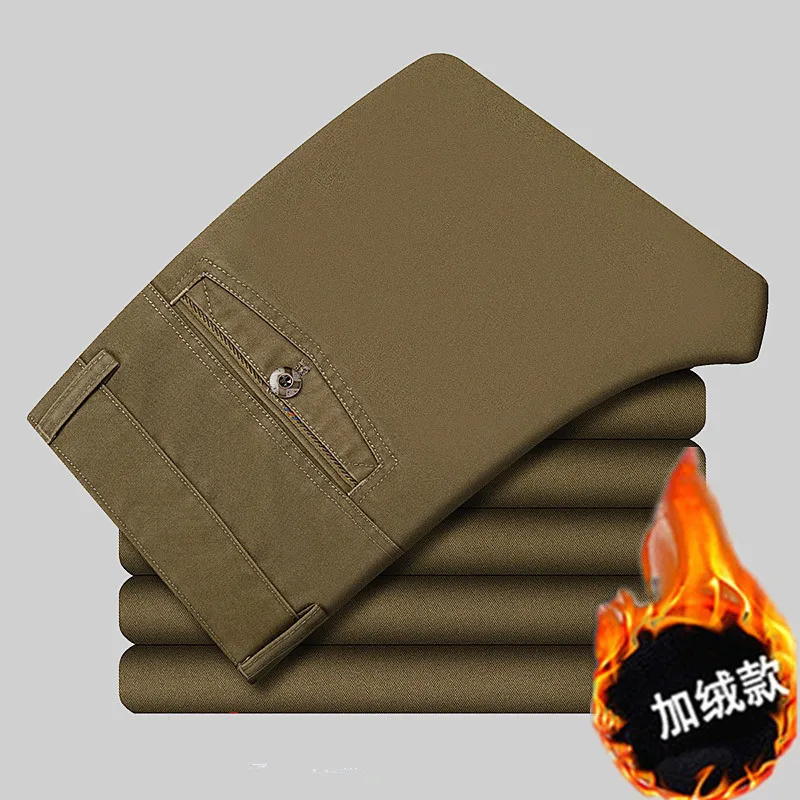 Мужские теплые брюки высшего качества на зиму 2019 штаны для бега из чистого хлопка