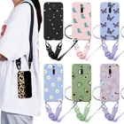 Чехол карамельного цвета из ТПУ для Xiaomi Mi 9 T 9 T Pro Redmi K20, Защитные Мягкие Чехлы Xiomi mi9T mi 9 T Pro, ремешок через плечо, шнур, бампер