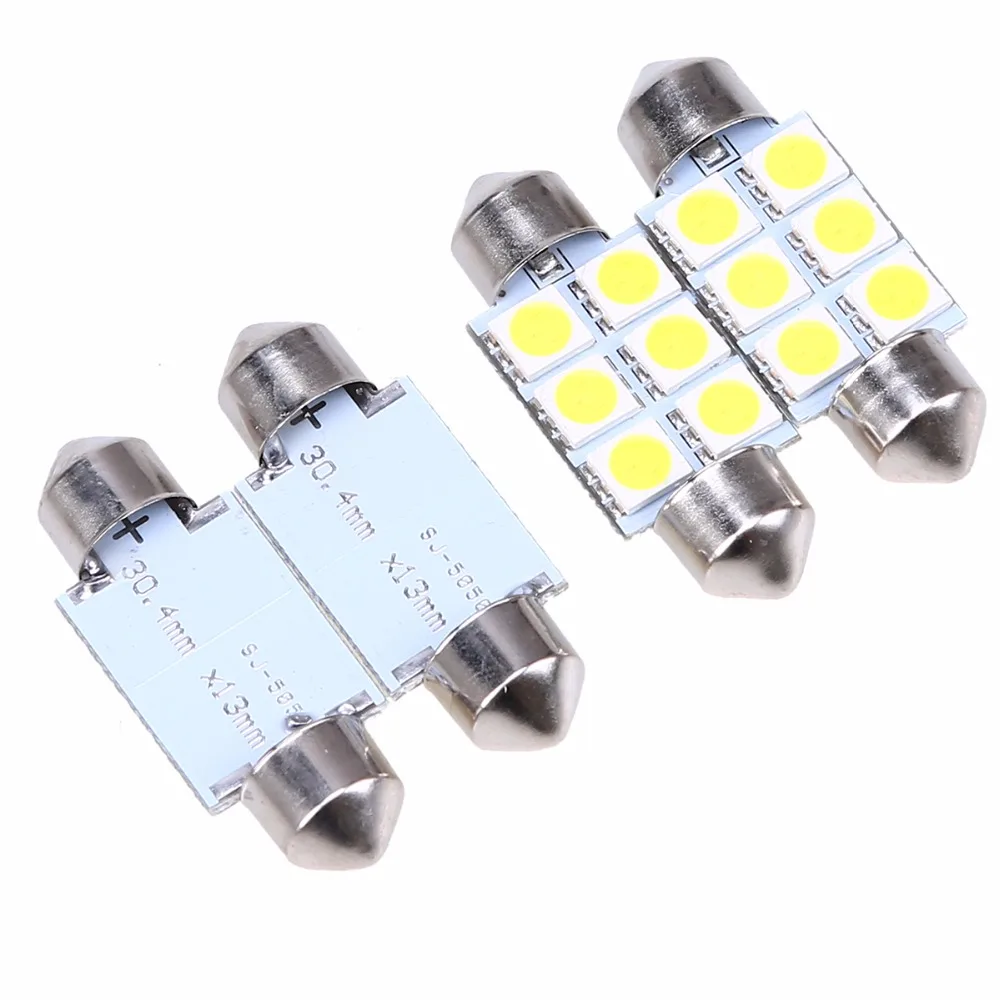 POSSBAY Универсальный 36 мм 5050 6SMD белый микро автомобиль грузовик внедорожник