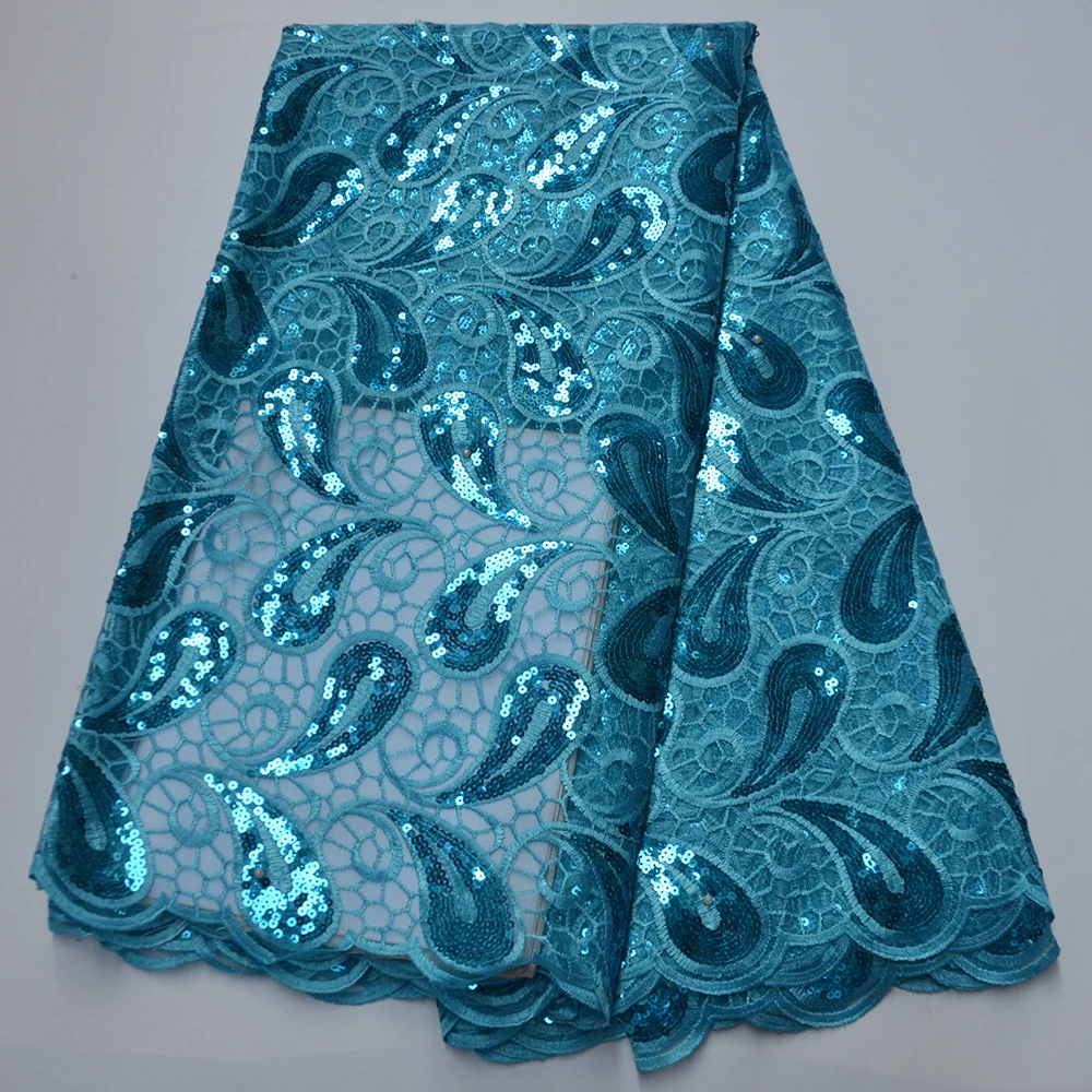 2020 африканская французская сетка кружевная ткань блестит высокое качество