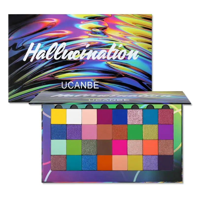 

Палитра съемных сшиваемых теней для век, 32 цвета