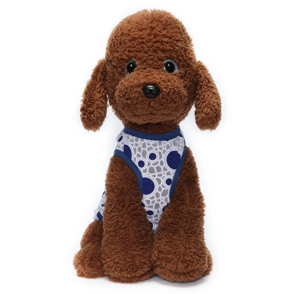 Одежда для собак жилет одежда кошек наряд щенков лето и осень Модный узор удобная