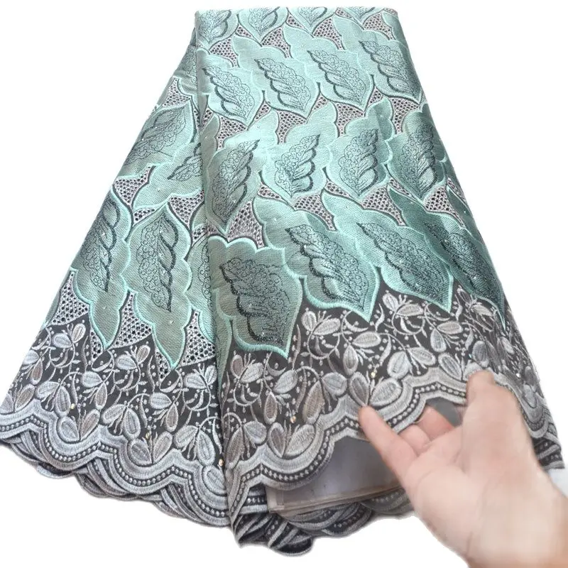 

Бесплатная доставка, серый цвет, высокое качество, фототкань, 5 ярдов, швейцарская вуаль с вышивкой, кружева-202005GY