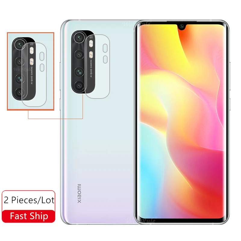 2 шт. закаленное стекло для камеры Xiaomi Mi Note 10 Lite Защитная пленка объектива Redmi 9S |