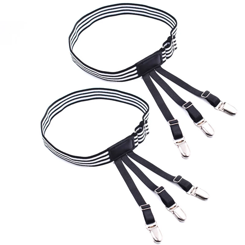 Мужская мода рубашка подвязки для мужчин и женщин эластичный регулируемый пояс