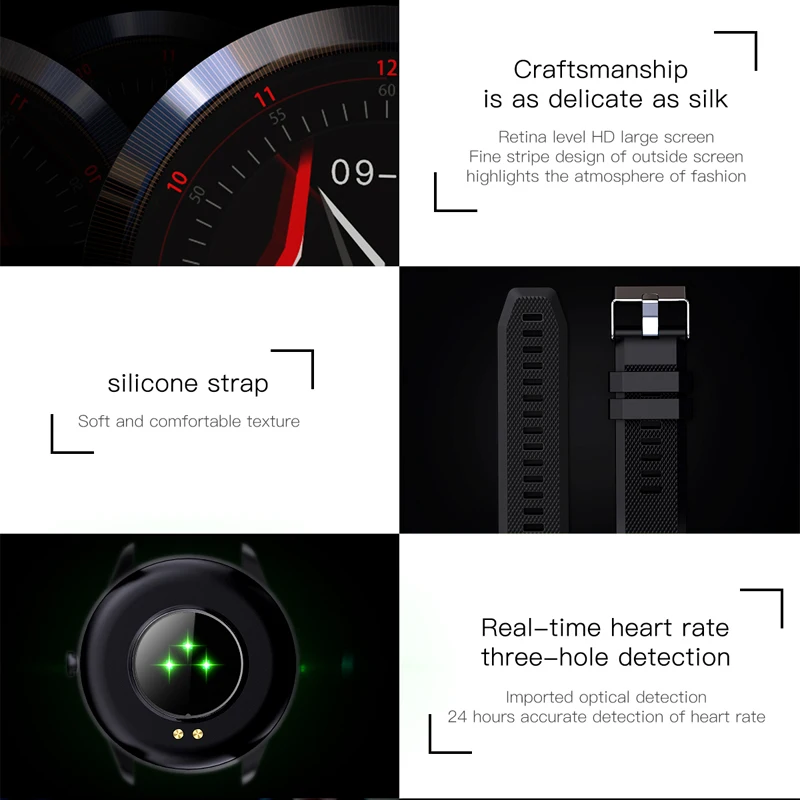 

LIGE New Smart Watch Men Full Touch Color Screen Sports Fitness Watch Heart Rate Monitor Custom Dial IP68 Waterproof Smartwatch