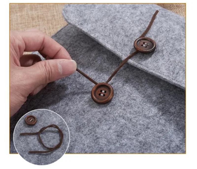 фетровая сумка с мягким рука