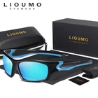 LIOUMO дизайнерские очки TR90, ветрозащитные поляризационные солнцезащитные очки для мужчин, спортивные солнцезащитные очки для вождения, квадратное зеркало, UV400, lentes de sol hombre