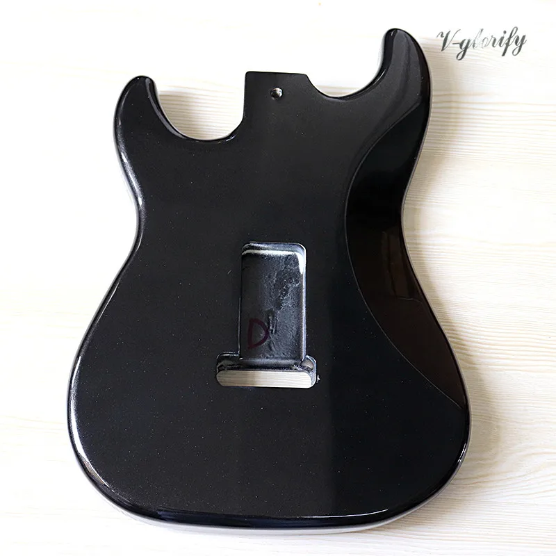 st gitarre körper und floyd rose fräsen elektrische gitarre körper strat st gitarre körper st körper metallic schwarz gro
