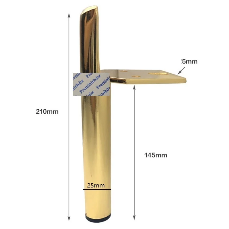 2 шт./лот матовые черные 25 мм круглые стальные трубки мебель для ванной кофейная