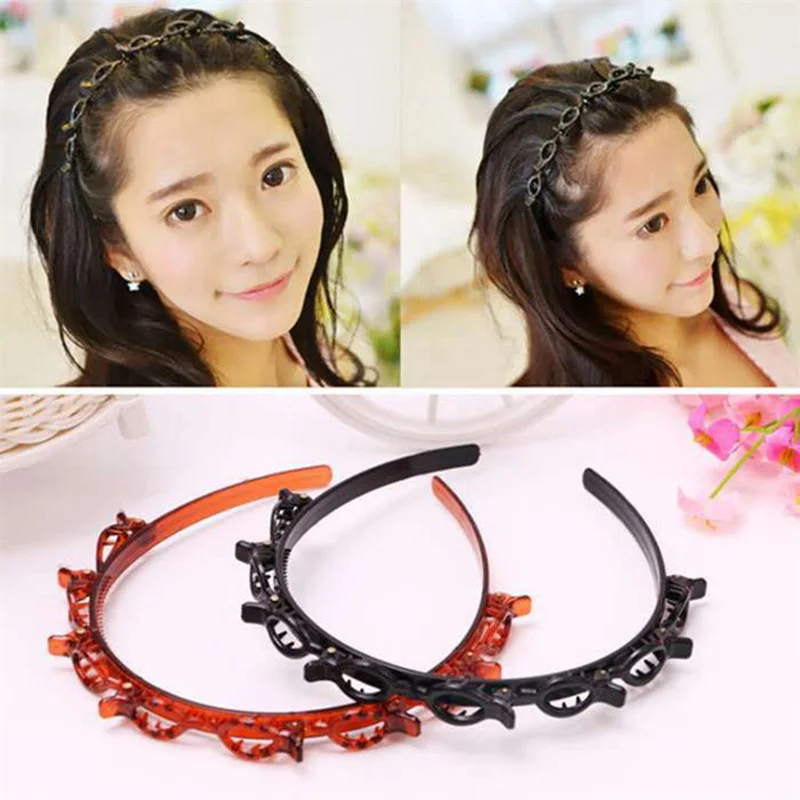 

8 Little Clip Black Red Handband Cute Beautiful Hairstyle Maker Easy To Use Hairbands Fashion Accessories